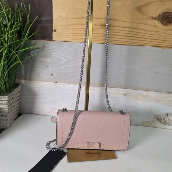 Karl Lagerfeld Paris Kosette Mini Shoulder Bag in a blush pink - Picture 4 of 11